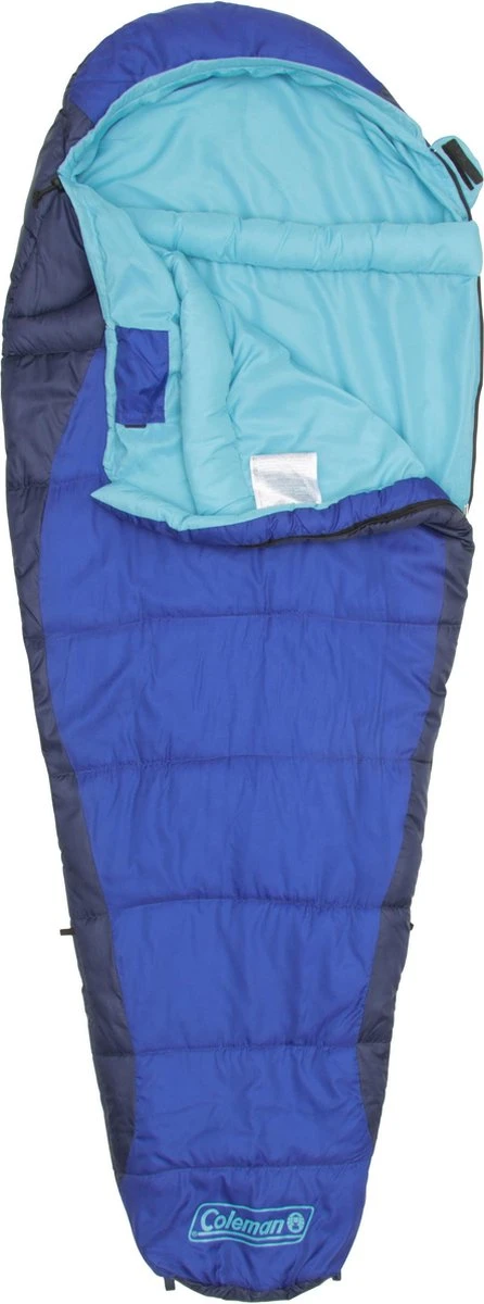 Coleman Fision 100 Mummy Slaapzak - 208 X 81 Cm - Blauw - Afbeelding 8