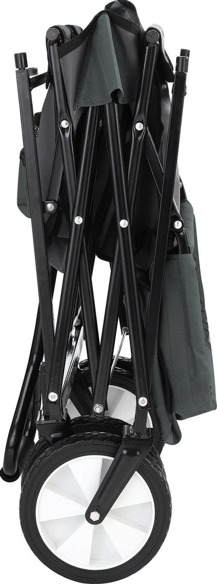 Monzana Bolderkar Opvouwbaar - 100 Liter - Met Afneembaar Dak Grijs - Afbeelding 8