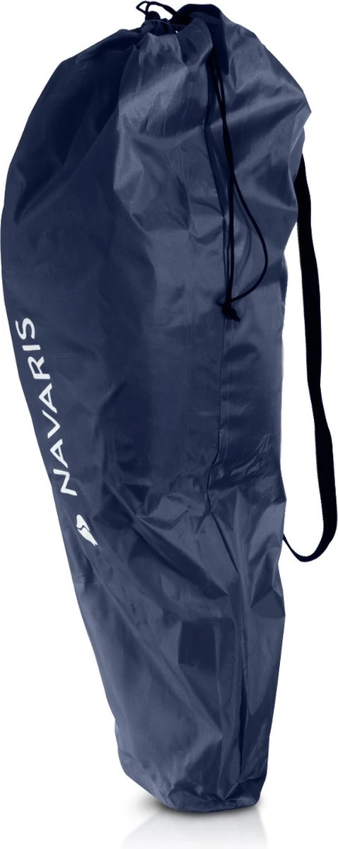 Navaris Klapstoel Met Draagtas - Campingstoel - Draagbare Stoel Voor Kamperen, Festivals En Vissen - Strandstoel - Inklapbaar - Donkerblauw - Afbeelding 2