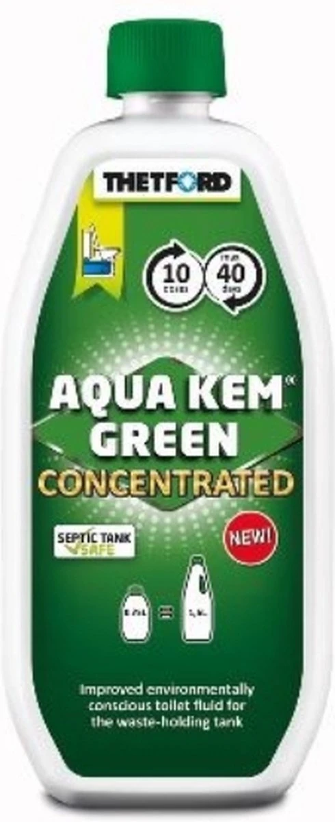Thetford Aqua Kem Green - Concentrated - 0,75L - Afbeelding 3