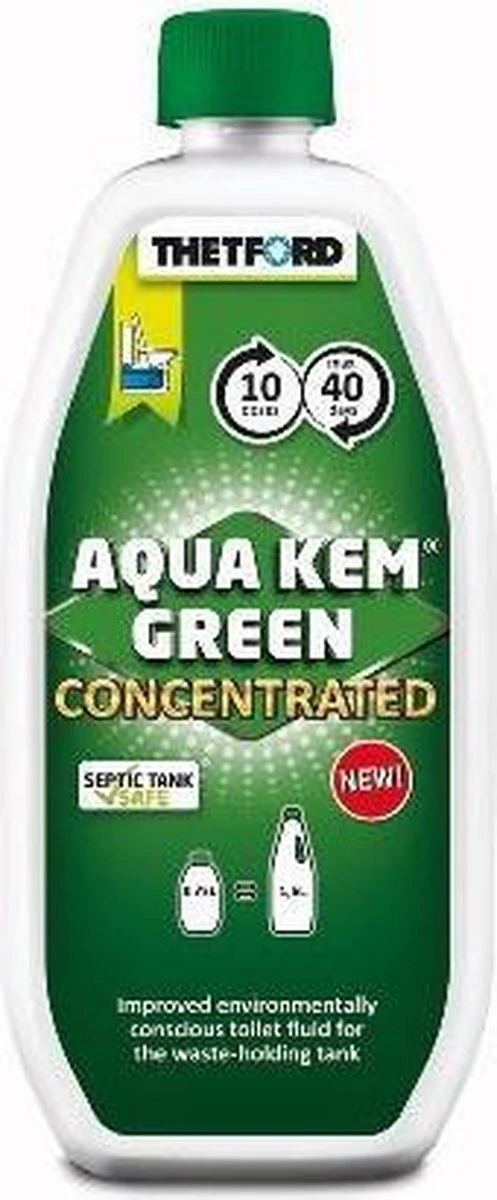 Thetford Aqua Kem Green - Concentrated - 0,75L - Afbeelding 5