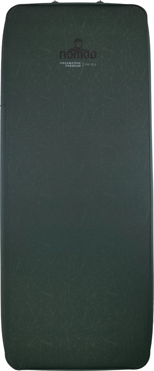 NOMAD® Dreamzone Premium XW 15.0 Slaapmat | Zelfopblazende Mat Groen | 198x78x15cm | Lichtgewicht & Kwalitatief | Incl Hoes