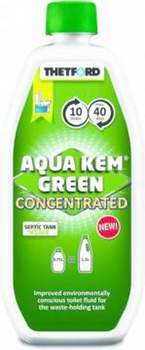 Thetford Aqua Kem Green - Concentrated - 0,75L - Afbeelding 2