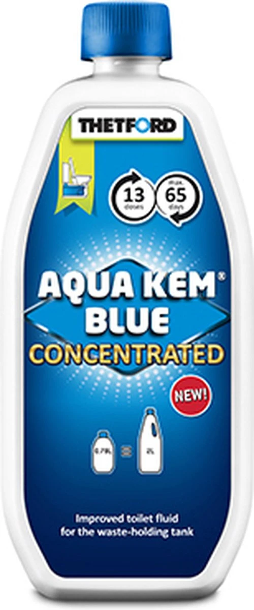 Thetford Aqua Kem Blue - Concentrated - 0,8L - Afbeelding 3