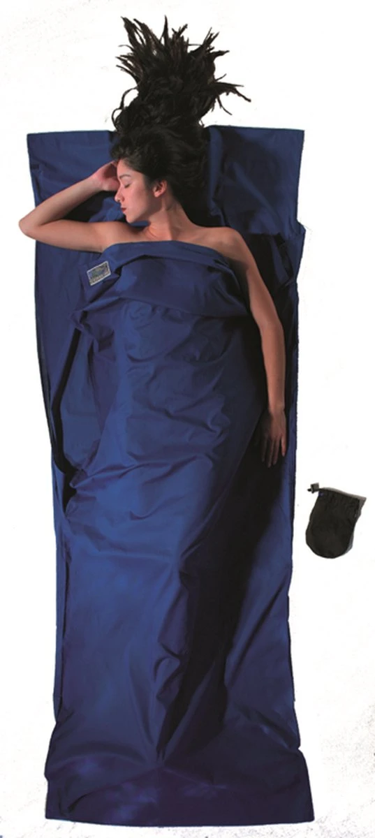 Cocoon TravelSheet - Lakenzak - Katoen - Ultramarine Blue - Afbeelding 3