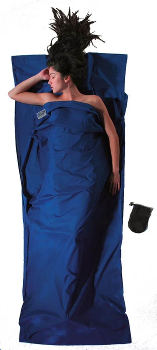 Cocoon TravelSheet - Lakenzak - Katoen - Ultramarine Blue - Afbeelding 7