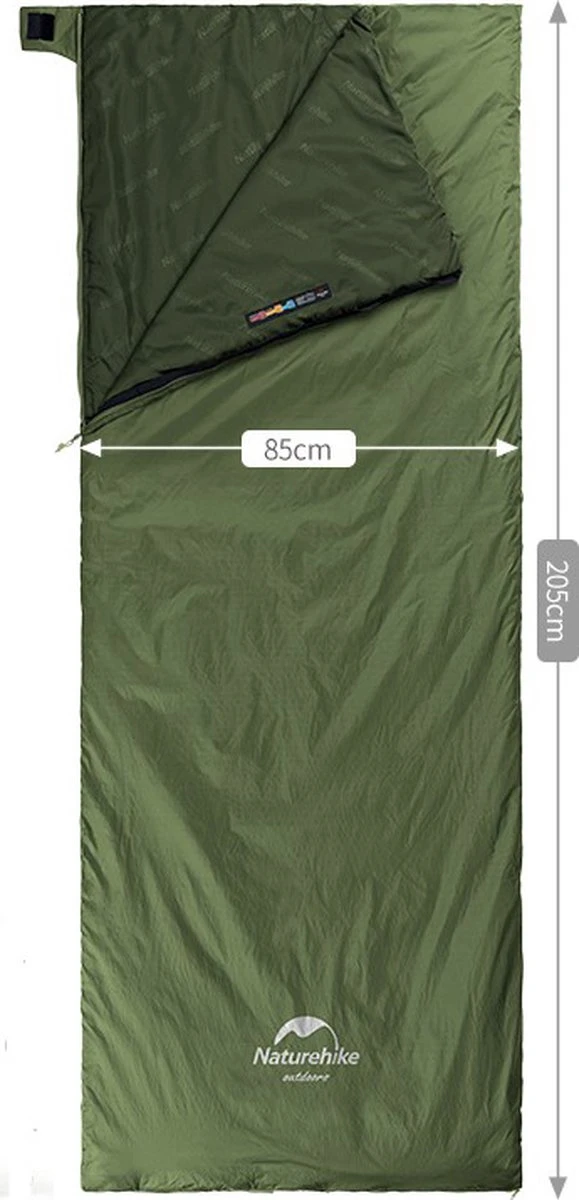 Naturehike® Slaapzak - Lichtgewicht - 205*85cm - Compact - Waterdicht - 3 Seizoenen Slaapzak Lente, Zomer & Herfst - Outdoor - Slaapzakken Volwassen & Kinderen - Afbeelding 2