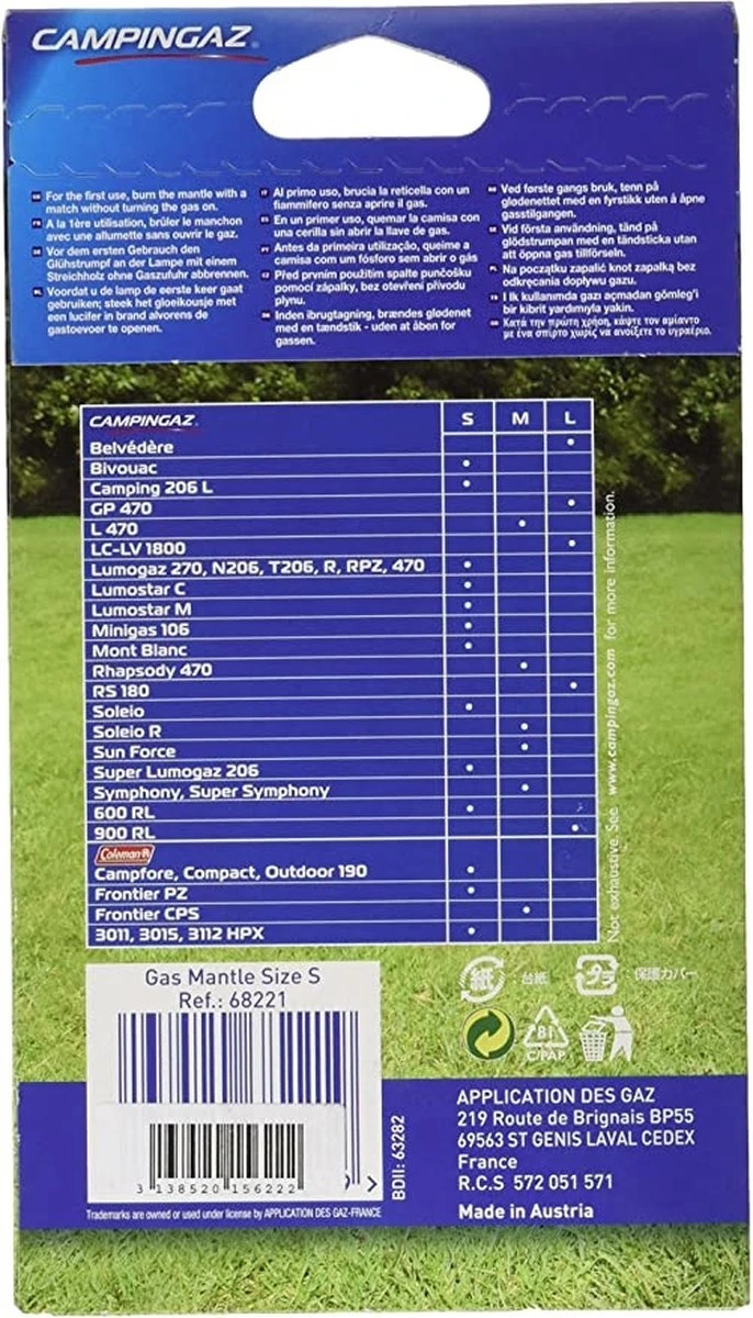 Campingaz Maat S Gloeikousje - 3 Stuks - Afbeelding 5