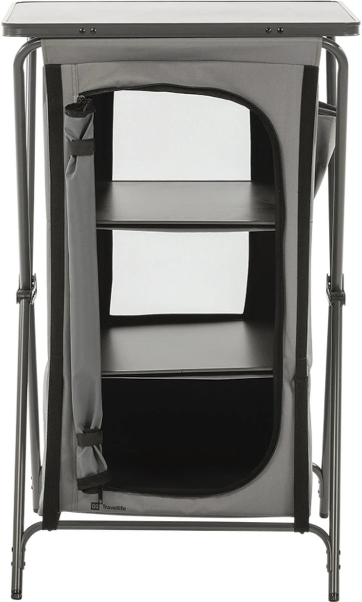 Travellife Toledo Opbergkast Opvouwbaar Laag Dark Grey