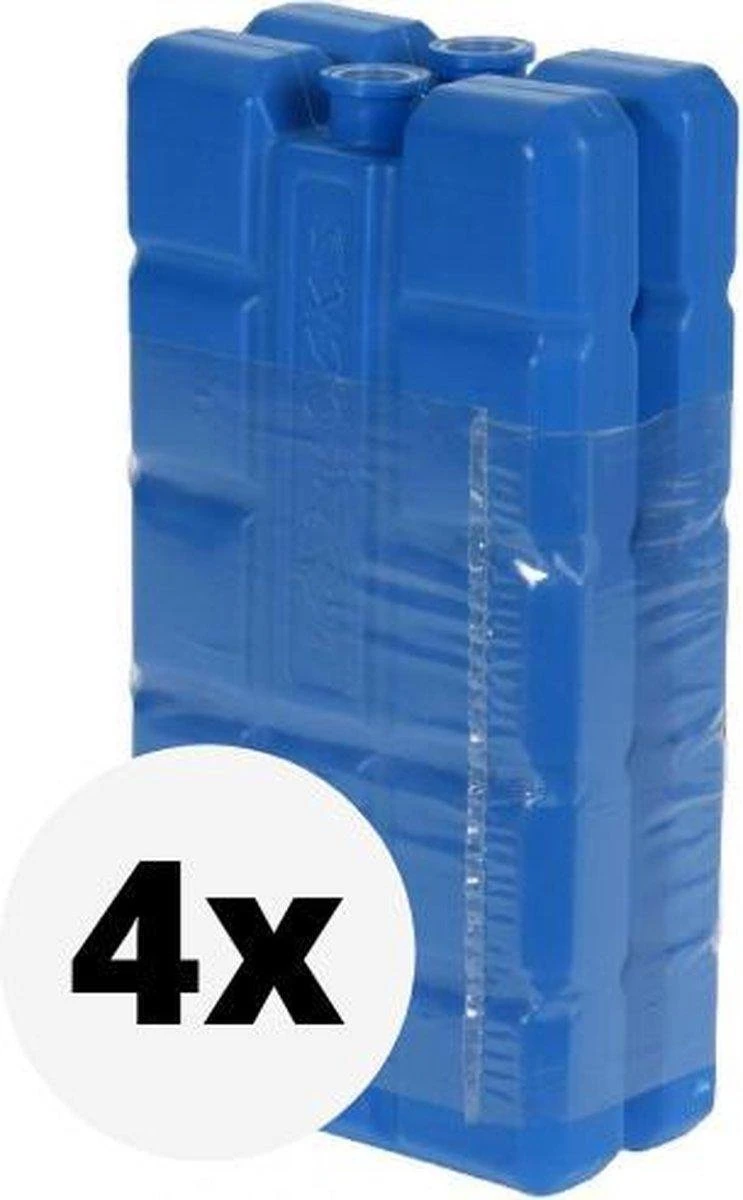 Merkloos Koelelementen Voor Koelbox 4 Stuks - 200 Gram