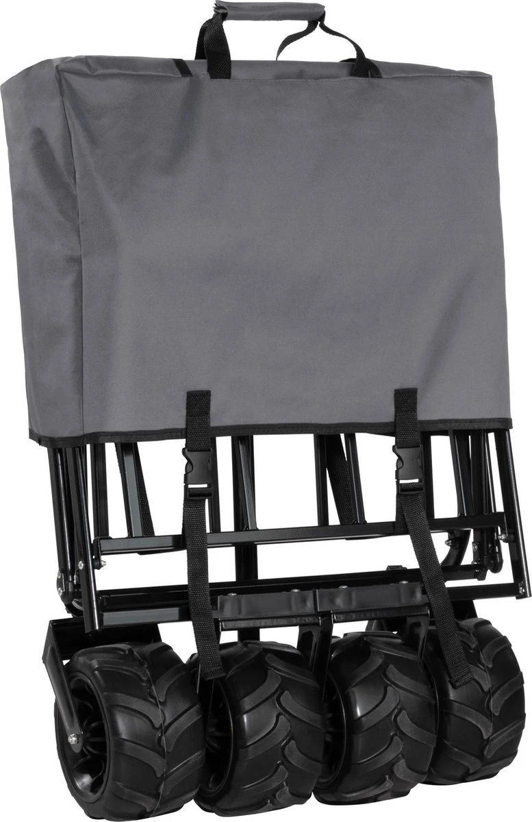 TecTake - Opvouwbare Bolderkar Heidrun Grijs - Afbeelding 9