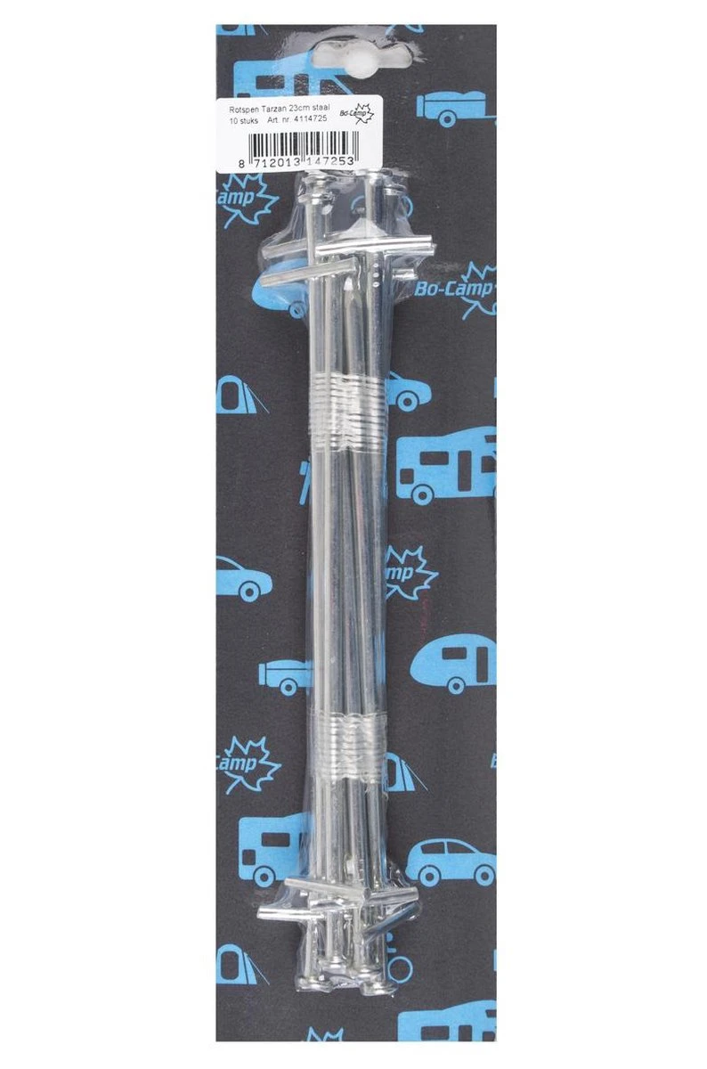 Bo-Camp Rotspen - Tarzan - 10 Stuks X 23 Cm - Gegalvaniseerd Staal - Afbeelding 2