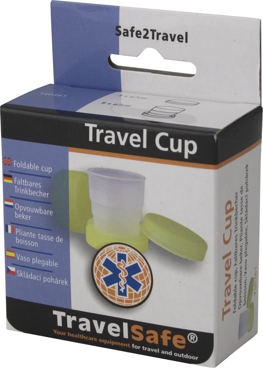 Travelsafe Travelcup - Opvouwbaar Bekertje - 80 Ml - Afbeelding 3