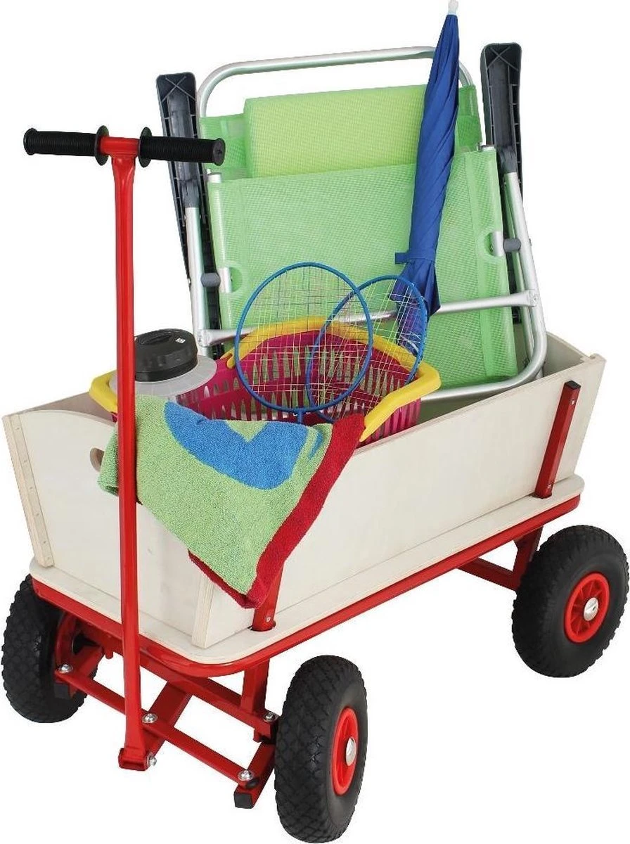 Merkloos Eurotrail Bolderwagen Rood - Afbeelding 5