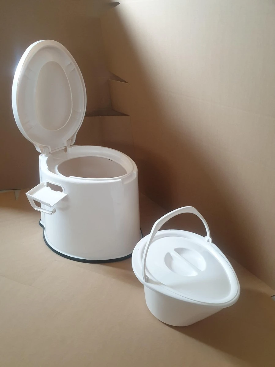 Merkloos Camping Toilet - Porta Potti - Kampeer Toilet - Mobiele Toilet - WC - Draagbaar 7 Liter - Afbeelding 4