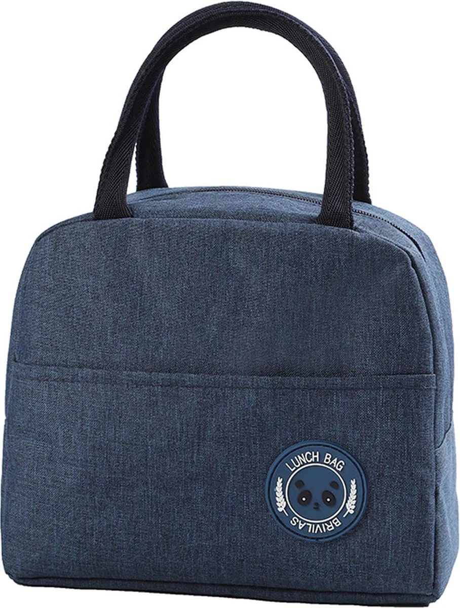 Lunch Bag - Blauw | Koeltas | Polyester / Nylon | 23x15x20 Cm | Fashion Favorite