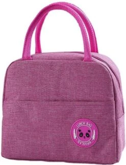 Lunch Bag - Paars/Roze | Koeltas | Polyester / Nylon | 23x15x20 Cm | Fashion Favorite