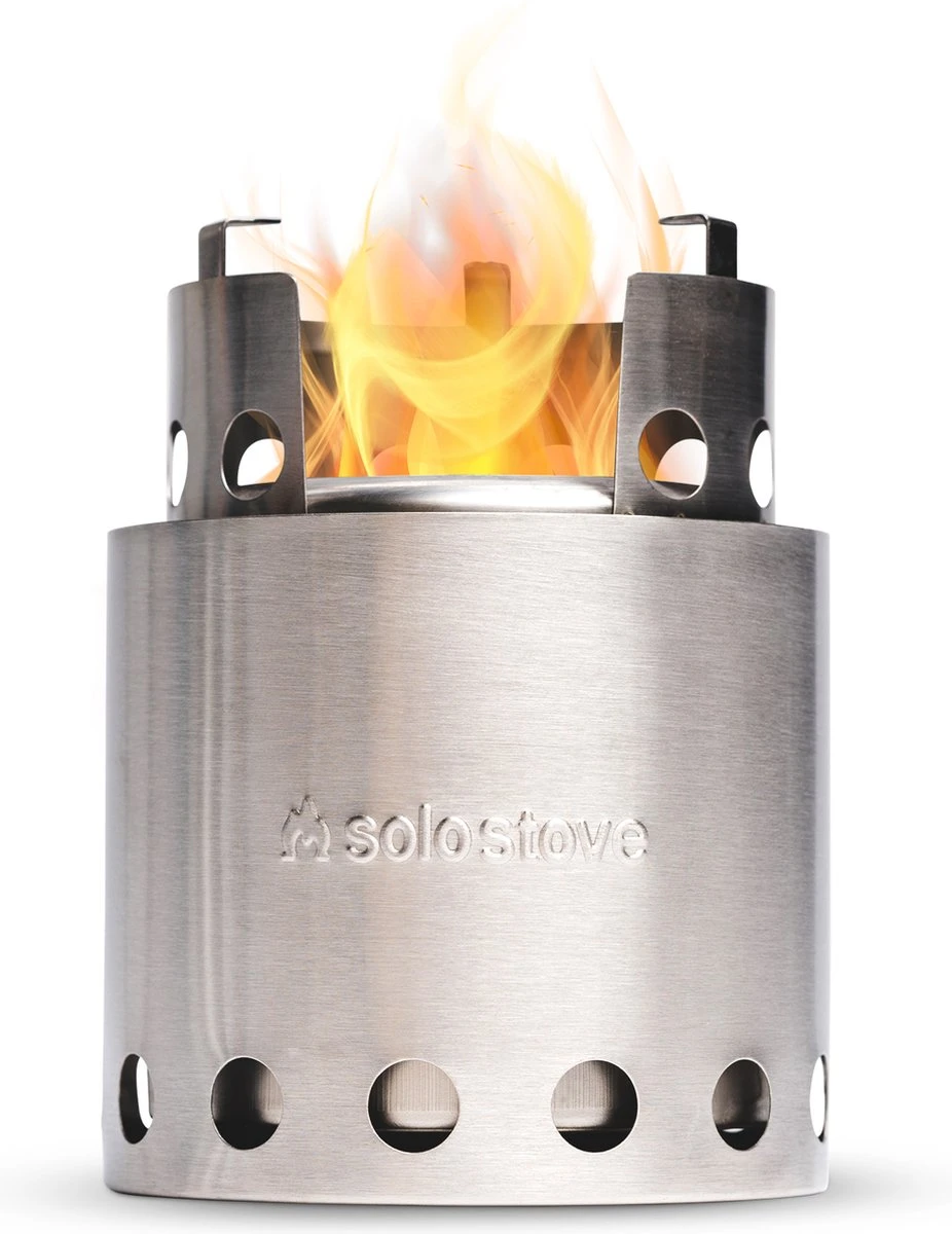 Solo Stove Lite Draagbare Kooktoestel. Geen Vloeibare Brandstof Nodig. Krachtige Efficiënte Houtverbranding En Weinig Rook. Voor 1-2 Personen, 304 Roestvrijstaal, Compact ⌀ 10,8 Cm, Hoogte 14,5 Cm, 255g. - Afbeelding 19