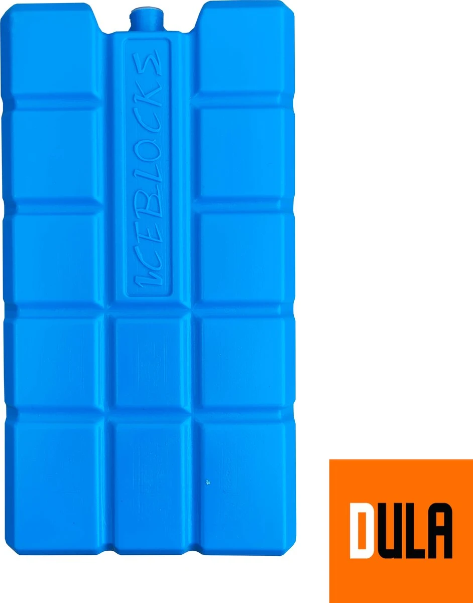 DULA Koelelementen - Blauw - 6 Stuks - 750 Gram - 20x10,5x4cm - Afbeelding 5