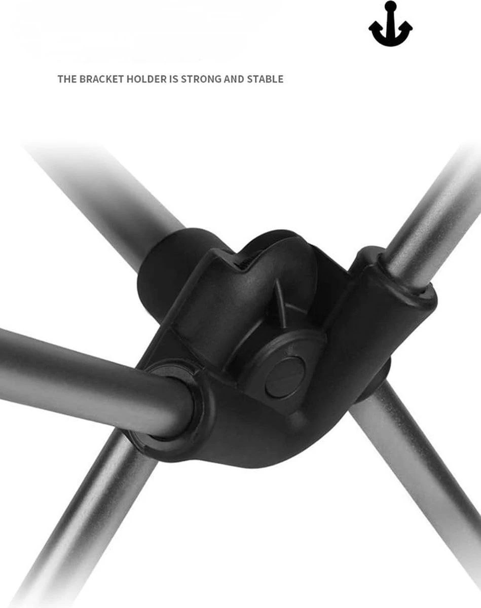 Lopoleis® Campingstoel – Campingstoel Opvouwbaar – Visstoel – Vouwstoel – Strandstoel – Inklapbaar – Lichtgewicht – Outdoor Stoel - Hoge Rugleuning - Afbeelding 4