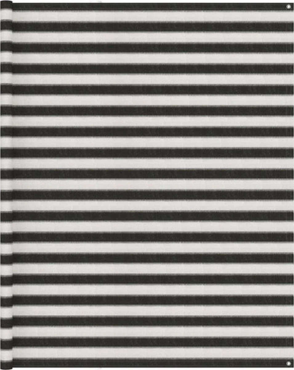 VidaXL Tenttapijt 250x600 Cm Antracietkleurig En Wit - Afbeelding 4