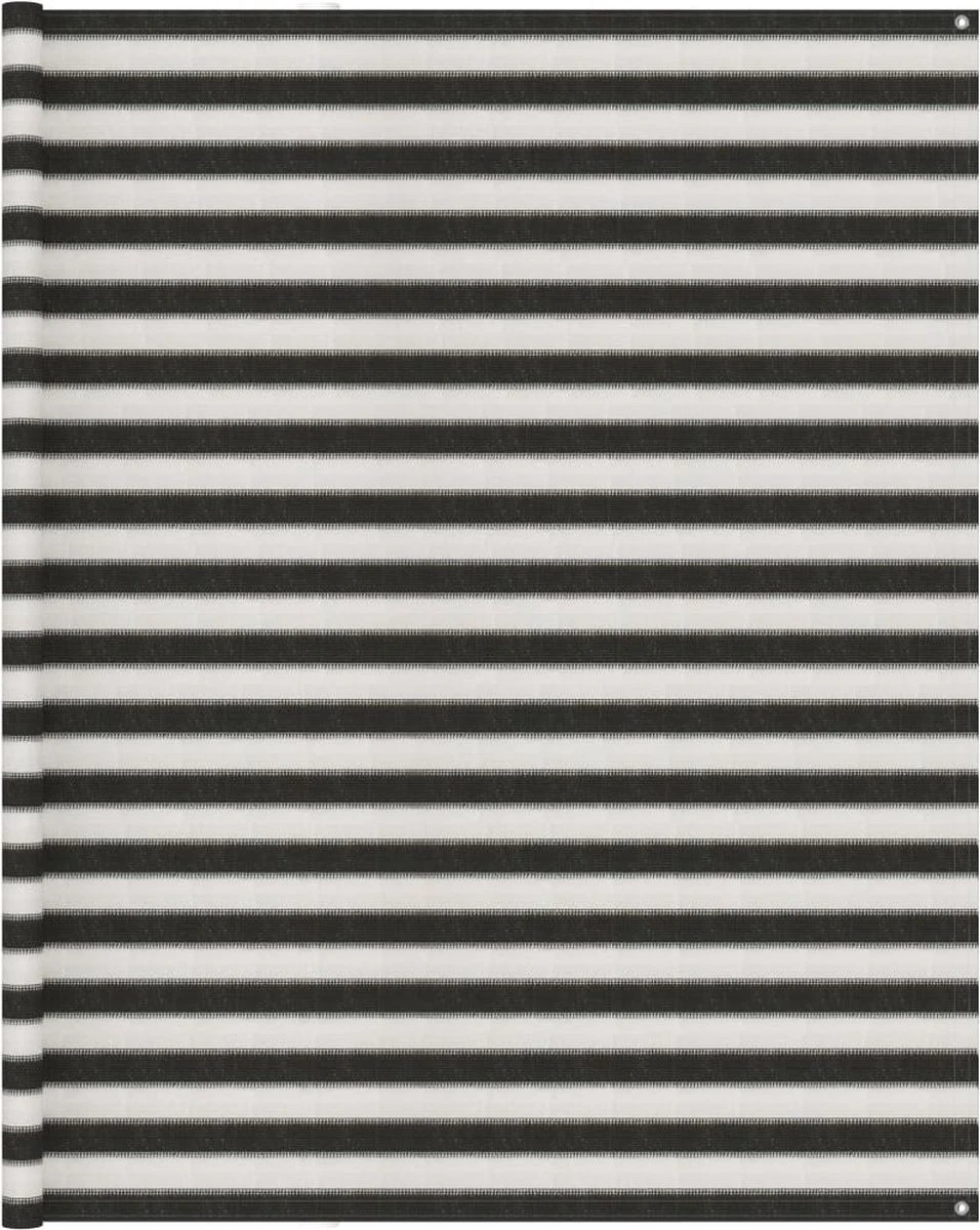 VidaXL Tenttapijt 250x600 Cm Antracietkleurig En Wit