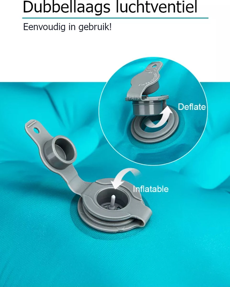 Naturehike® 3D Luchtmatras Premium - Comfortabel R-waarde 2.0 - Extra Dikke Slaapmat - Luchtbed Kamperen - Opblaasbaar Matras - Lichtgewicht - Outdoor - Camping - Afbeelding 11