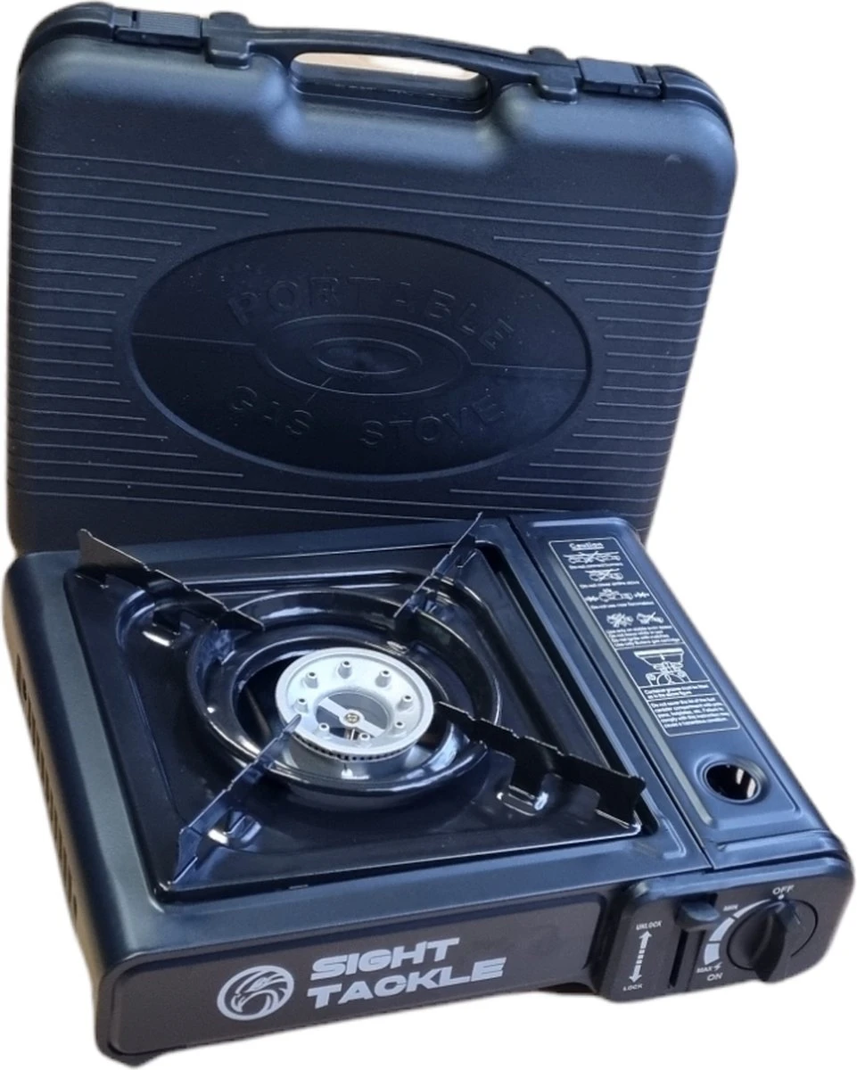 Camping Kookstel - Kooktoestel - Kampeer Kookstel - Gasstel - Gaspit - Kookplaat - Elektronische Ontsteking - 2 Stuks - Afbeelding 2