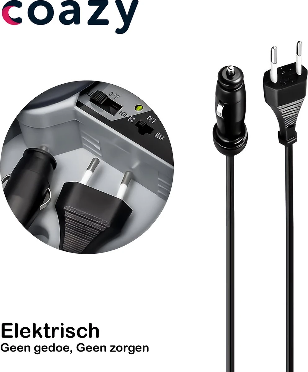 Koelbox Met Wielen Voor Auto & Camping Warm En Koud 40L - Frigobox Elektrisch 12v 230 Volt - MiniBar - Mini Koelkast | Verkoelt En Verwarmt | Eco-modus - Minibar - Mini Koelkast - Afbeelding 8